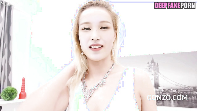 トゥワイス 本物の偽物 Mina likes two cocks in her holes at once, interracial ai [PREMIUM]