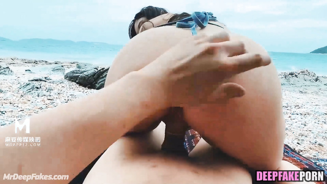 유나 ITZY Yuna got too horny at the beach 섹스 and we had fantastic sex 있지