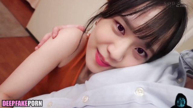 Brunette jumped on a cock after romantic fingering / 지수 블랙핑크 Jisoo A.I.