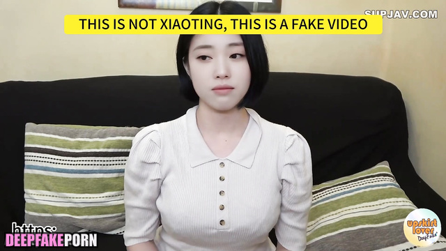 ケプラー ディープフェイクビデオ fake Xiaoting wanna be your first