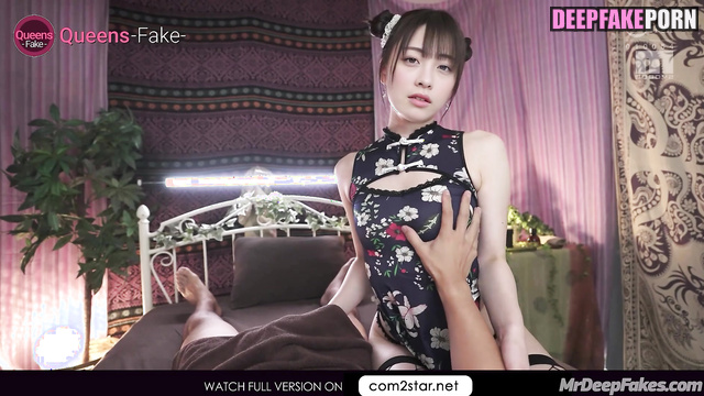 Erotic hand games in japanese salon, Kanna Hashimoto A.I. 橋本 環奈 セックスシーン