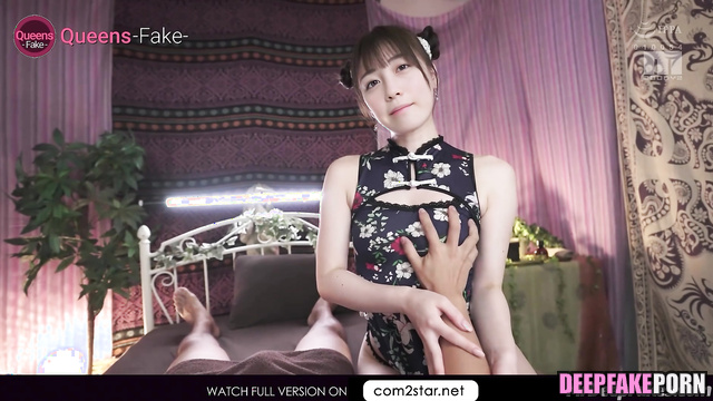 Erotic hand games in japanese salon, Kanna Hashimoto A.I. 橋本 環奈 セックスシーン