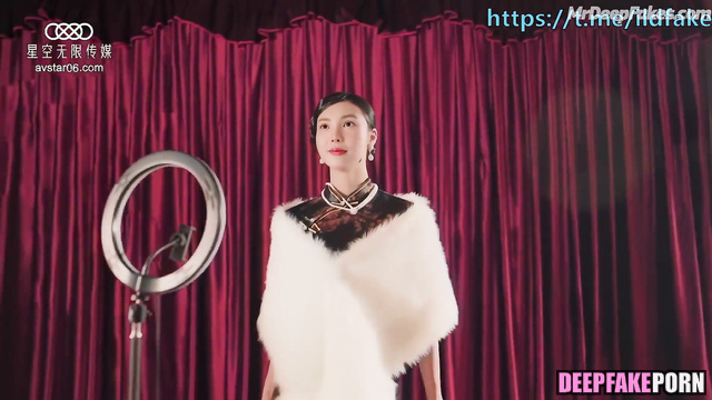 Chinese criminal wanna fuck shy Gina Jin 金晨 深度伪造视频 // real fake