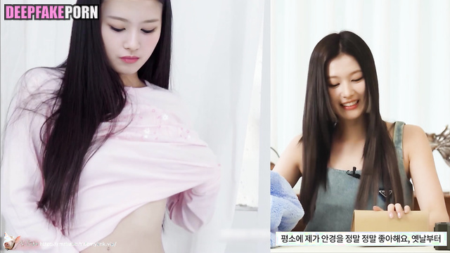 トゥワイス セックスシーン she woke you up with a blowjob - Sana morning deepfake porn