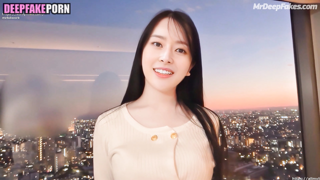 (권나라 헬로비너스) fuck with guy in thief mask is so exciting - Nara face swap