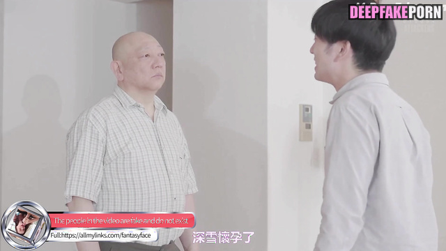 Fat bald man kissing her sweet skinny body (제니 블랙핑크) Jennie deepfake porn