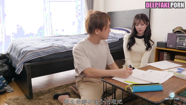 English tutor fucked the virgin student, Minju fake porn アイズワン セレブのセックス