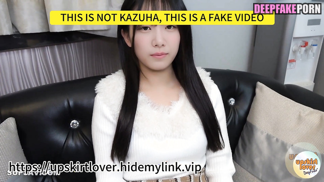 She has never felt so good with anyone / Kazuha face swap ルセラフィム 本物の偽物