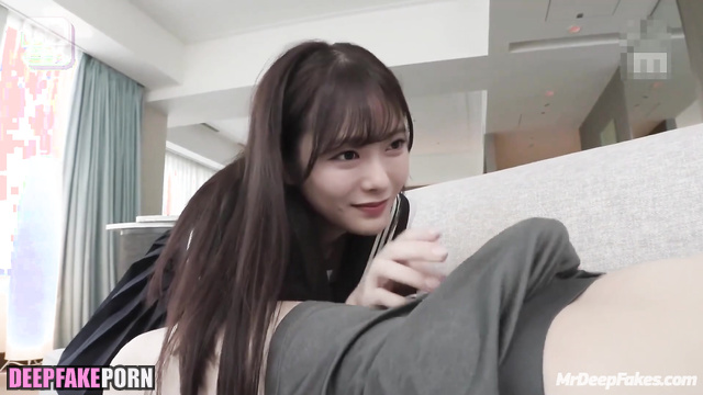 Schoolgirl and schoolboy having oral sex / 田村保乃 櫻坂46 Tamura Hono fakeapp