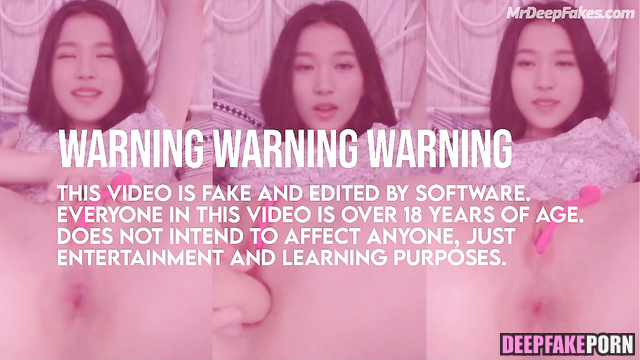 DeepFake solo scene with Mina from TWICE // 名井 南 トゥワイス ディープフェイク エロ