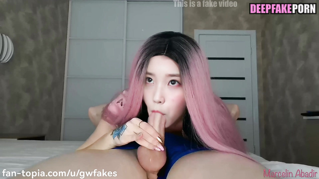 Korean fake kpop idol IU enjoys dick = 한국어 아이유 가짜 포르노 [PREMIUM]