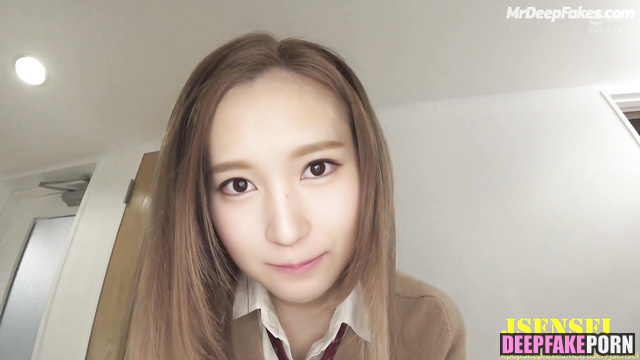 DeepFake school girl Mina loves dicks // 名井 南 トゥワイス ディープフェイク エロ