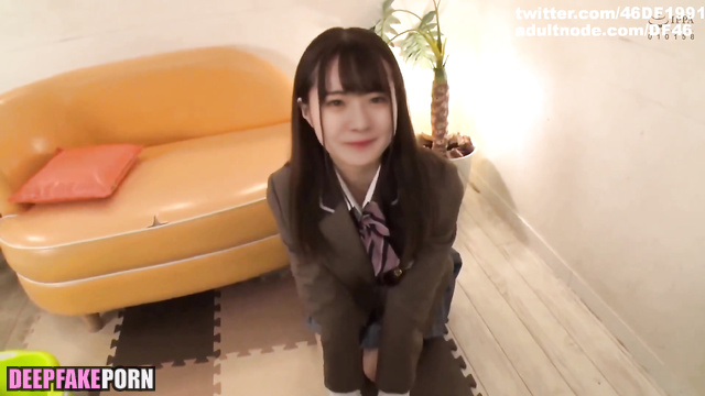 Deepfake blowjob by cute Seimiya Rei from Nogizaka46 (清宮 レイ 乃木坂46 ディープフェイク エロ) [PREMIUM]