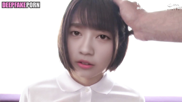 AI j-pop idol Terada Ranze does blowjob on cam / 寺田蘭世 乃木坂46 ディープフェイク エロ [PREMIUM]