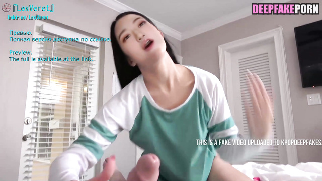 Korean Yujin from (IZ*ONE | IZONE) - uncensored blowjob // 안유진 아이즈원 딥페이크 사까시