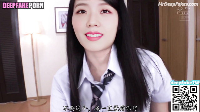 Korean school girl Jisoo [BLACKPINK] - fake blowjob / 지수 블랙핑크 딥페이크 사까시