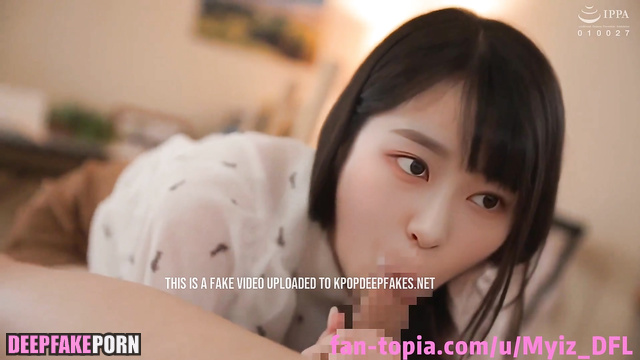 Korean Minju from IZ*ONE | IZONE rides on cock = キムミンジュ アイズワン フェイクポルノ