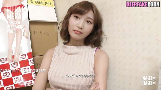 Fake Sana from TWICE loves missionary position = サナ トゥワイス ディープフェイク エロ