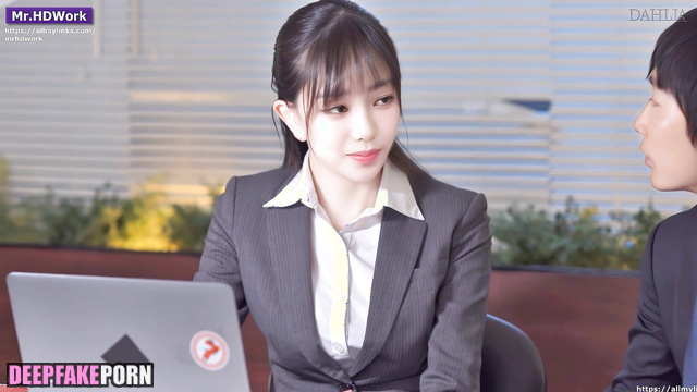 The sweetest and most unexpected sex in the office, ai Karina (카리나 에스파)