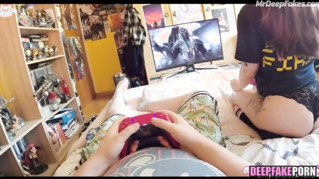 AriaSaki pretending that she wants to play (in fact she wanna fuck) ai