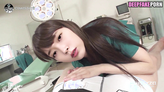 Lady doctor licking a dick after medical procedure - fake IU 아이유 섹스 장면 [PREMIUM]