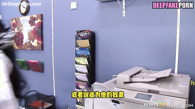 张雨绮 Zhang Yuqi's boss punished her for playing with pussy at work 成人 adult