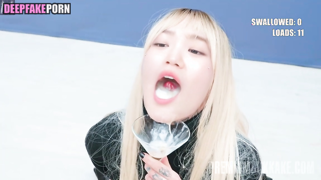 Celebrity sex Chaewon never swallowed so much cum 有名人のセックス アイズワン IZ*ONE [PREMIUM]