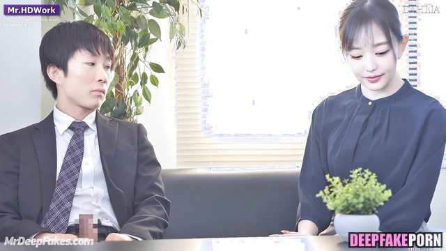 Naughty office lady wants to fool around after work ai Wonyoung アイヴ 本物の偽物