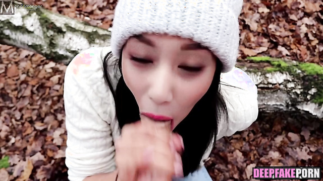 トゥワイス 本物の偽物 horny Tzuyu met a stranger in the park - adult tape [PREMIUM]