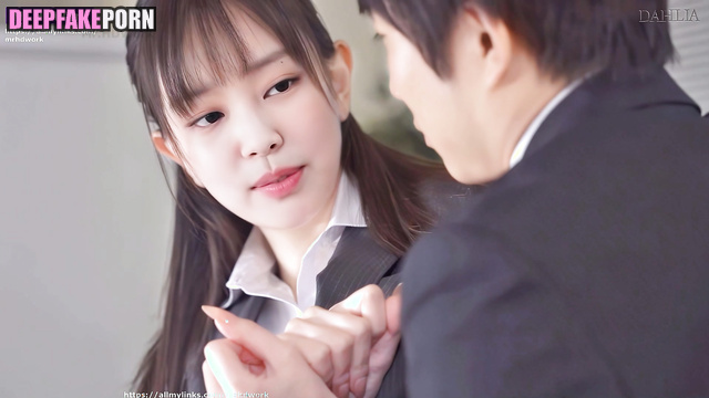 Hot kisses with new colleague at the office - Jennie (제니 블랙핑크) fakeapp [PREMIUM]