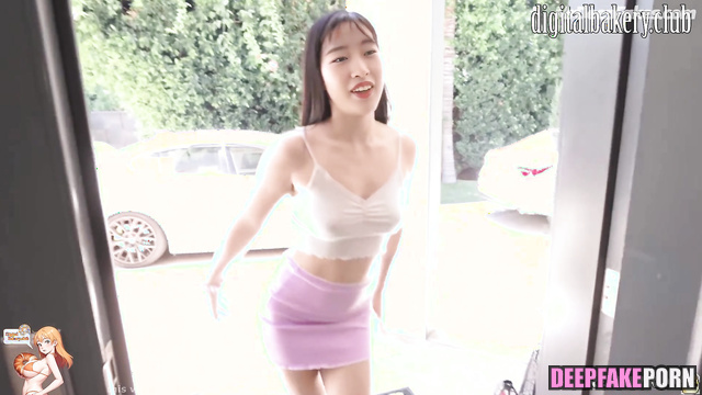 Asian slut taking a black client at home - Yujin (アイズワン フェイクポルノ) fakeapp