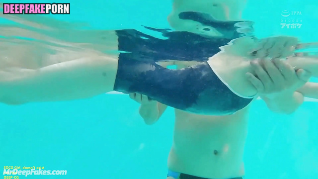 He taught her how to swim and fuck - Winter (윈터 에스파) internet celebrity