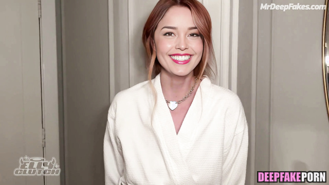 Long-haired & redhead celeb having perfect sex in the hotel, ai Valkyrae