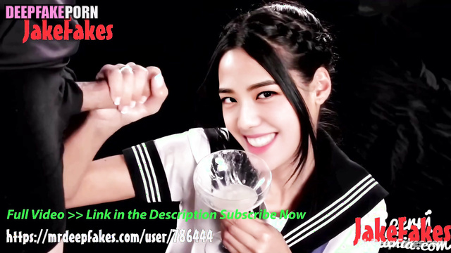 Jisoo 지수 makes herself tasty cocktail from cum Korean 한국어 BLACKPINK 블랙핑크