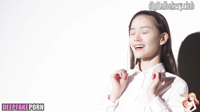 Schoolgirl came to an intimate photo session - Yoona (少女時代 人工知能) A.I.