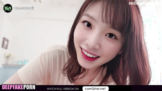 Fake Taeyeon (少女時代 ディープフェイクビデオ) is going to fuck you after hot kisses