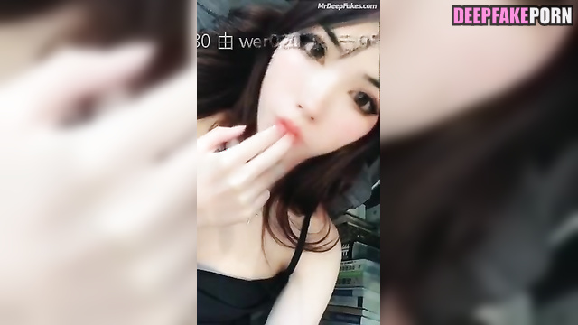 Emiru in hot solo ai scene / look what she did with her pussy