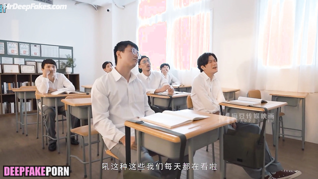 Teacher showed everyone how to caress a woman, ai Liu Shishi 刘诗诗 網紅