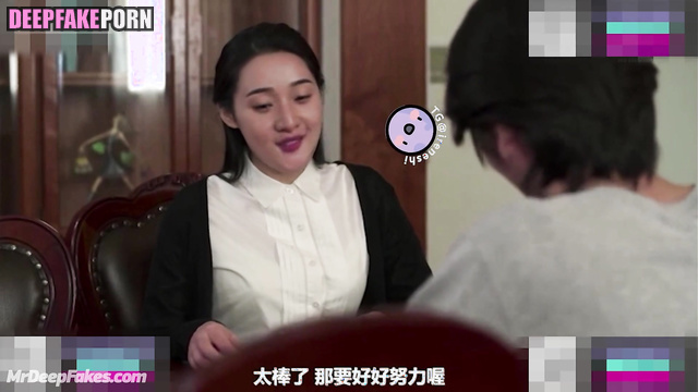 Passionate sex in the shower stream with Moon Lee (李沐 性爱场面) face swap