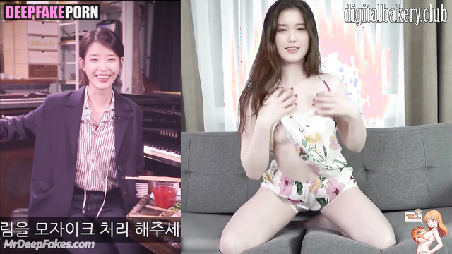 Guys giving her juicy pussy squirt / IU (아이유 스마트한 얼굴 변화) deepfake video