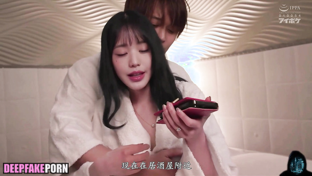 Pov sex scene in the sauna (アイヴ インターネットの有名人) with Wonyoung