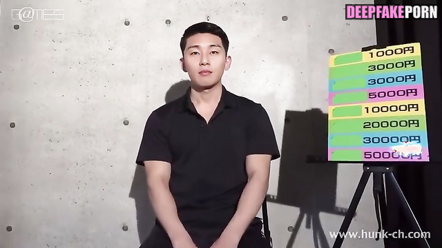 Producer tore his ass, look, Park Seo-joon (박서준 가짜 연예인 포르노) gay face swap