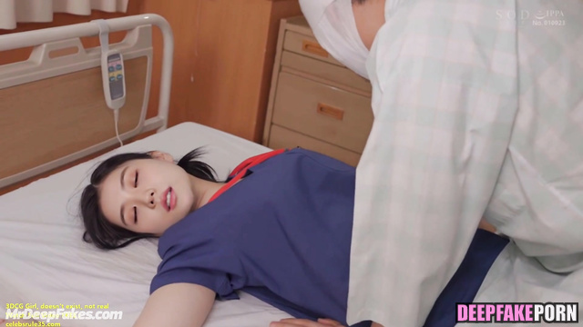 (지수 블랙핑크) sudden sex with nurse and her patient / Jisoo hospital ai scene