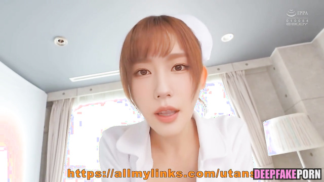 Voluptuous and beauty nurse enjoying patient seduction, ai Miyeon 조미연 포르노