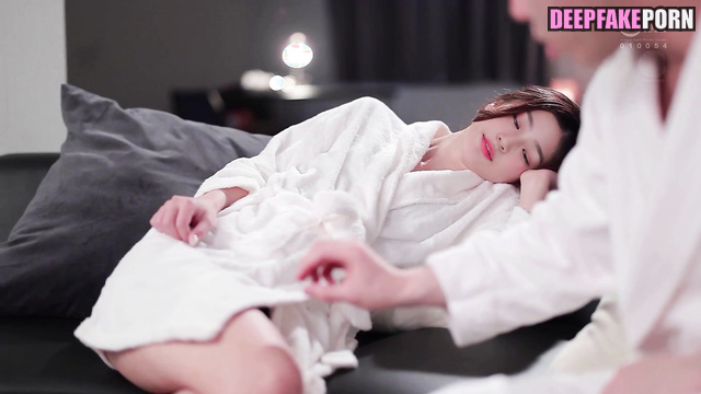 Minji fucked with colleague after falling asleep (fake) ニュージーンズ ポルノ [PREMIUM]