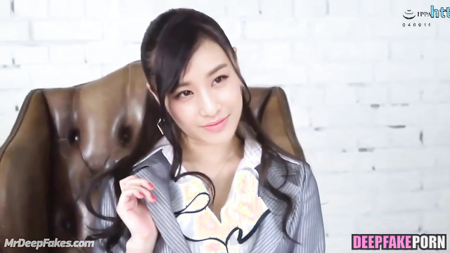 黄圣依 Huang Shenyi fucks after hard working day in office 换脸 face swap