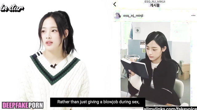 Fake Minji fucking on the floor with old fart / ニュージーンズ ディープフェイク エロ