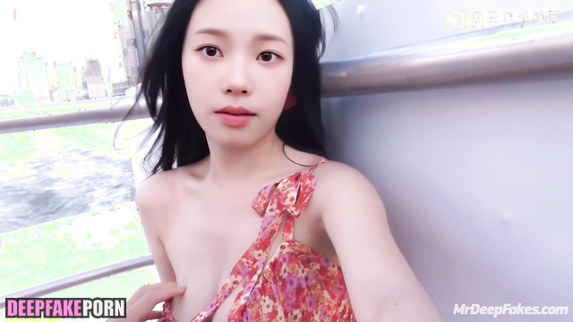 Guy sliding his dick between her legs in the bath - Karina (카리나 에스파) A.I.