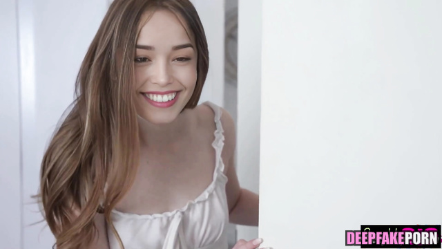 Sexy star asked a fucker to cum on her stomach - Valkyrae in adult tapes