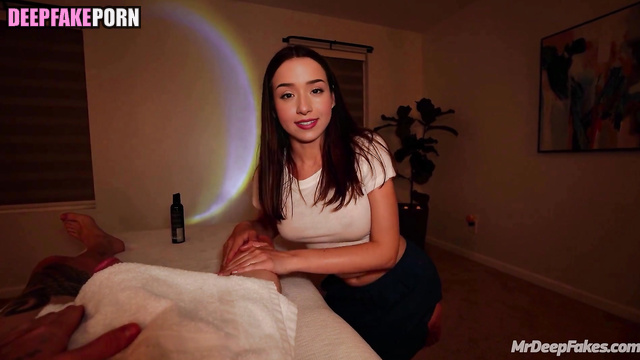 Your masseuse allowed herself a little more, Pokimane in pov sex scenes